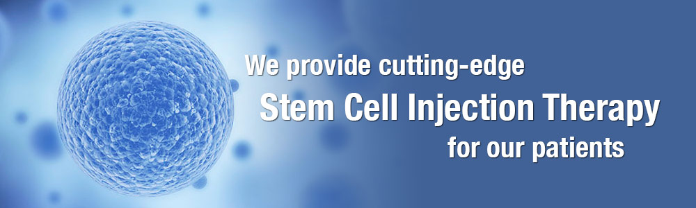 We provide cutting-edge Stem Cell Injection Therapy for our patients